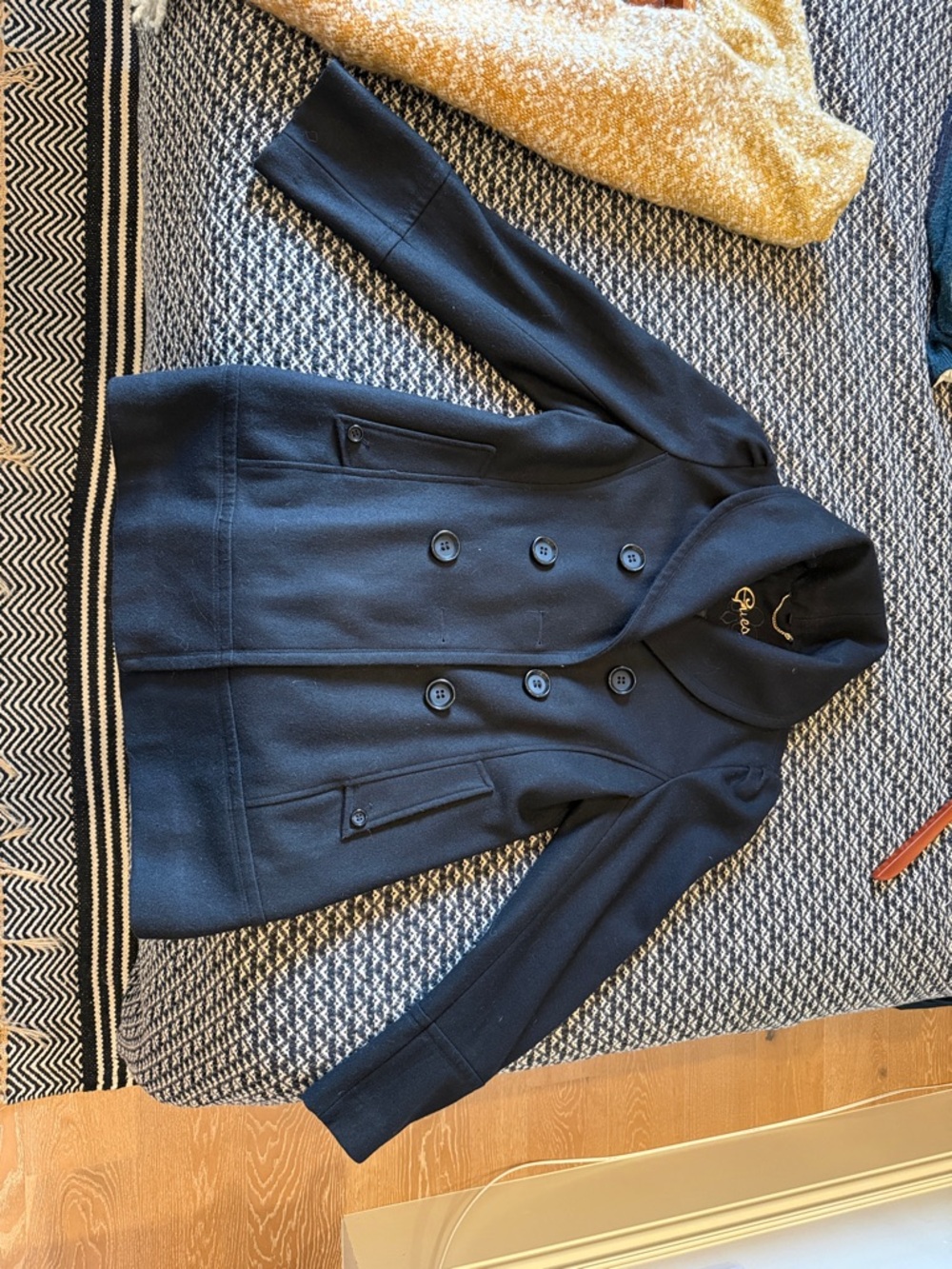 Guess Women’s Double-Breasted Peacoat